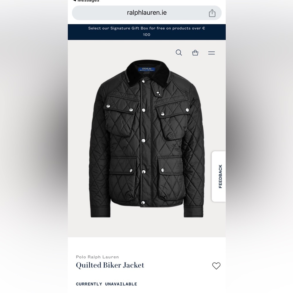 Polo Ralph Lauren
Quilted Biker Jacket NWOT - Picture 6 of 7